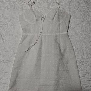 Revolve x Superdown White Eyelet Mini Dress